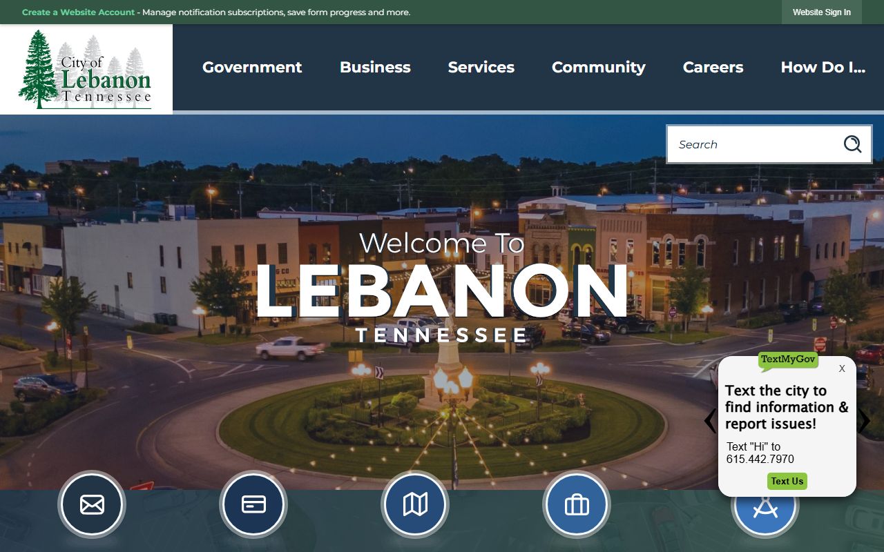 Lebanon Marriage License guidance from the City of Lebanon