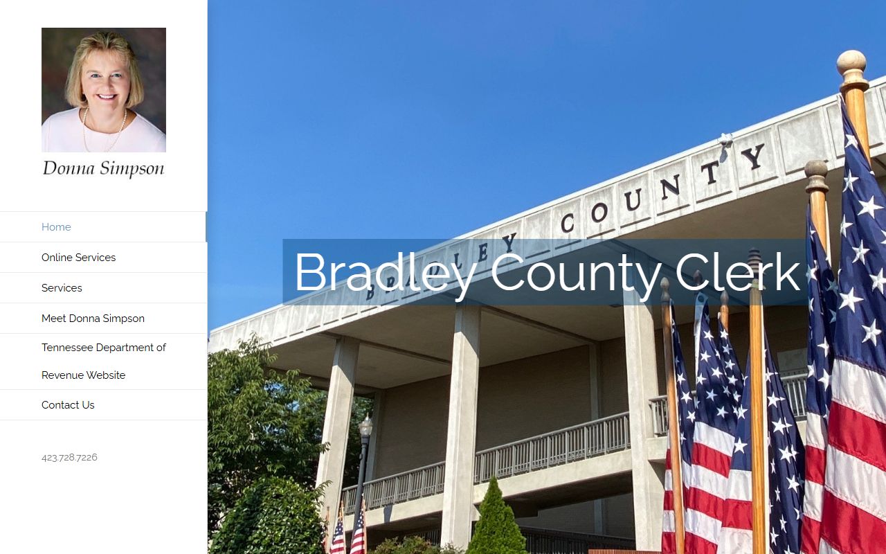 Bradley County Marriage License office information from the county clerk