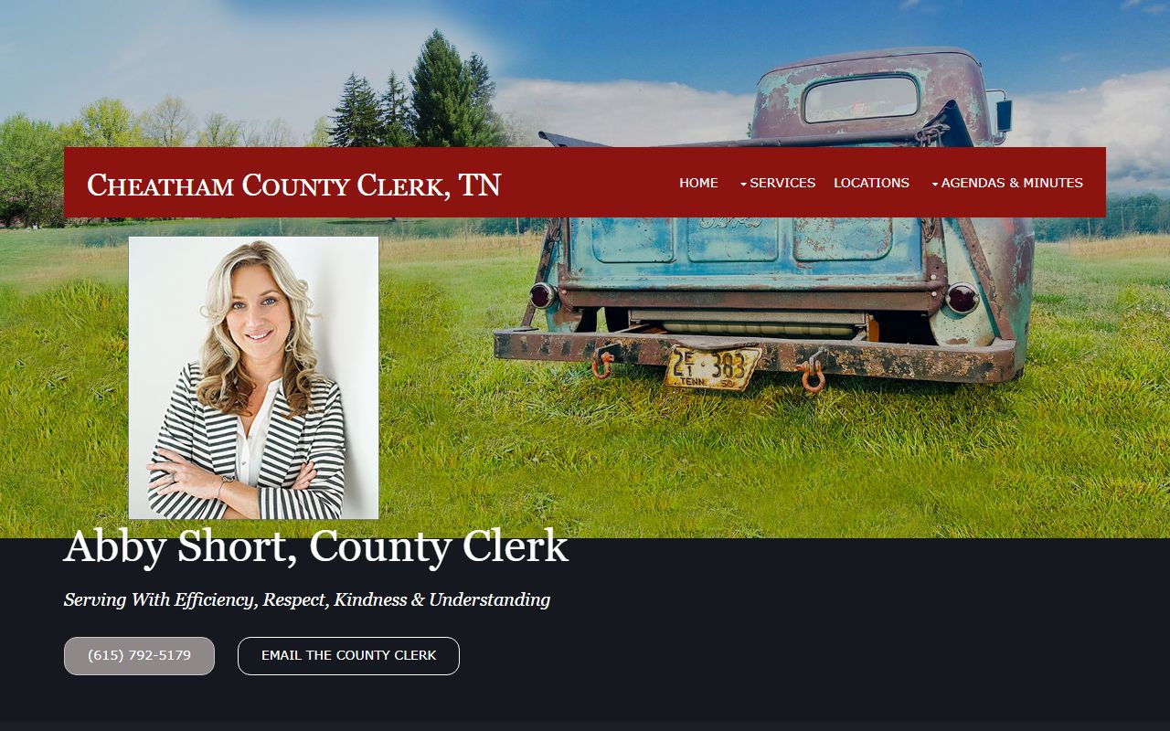 Cheatham County Marriage License information from the county clerk office