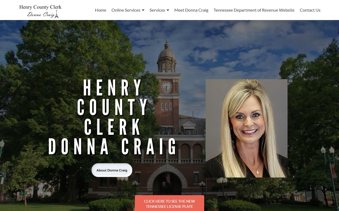 Henry County Marriage License office in Paris